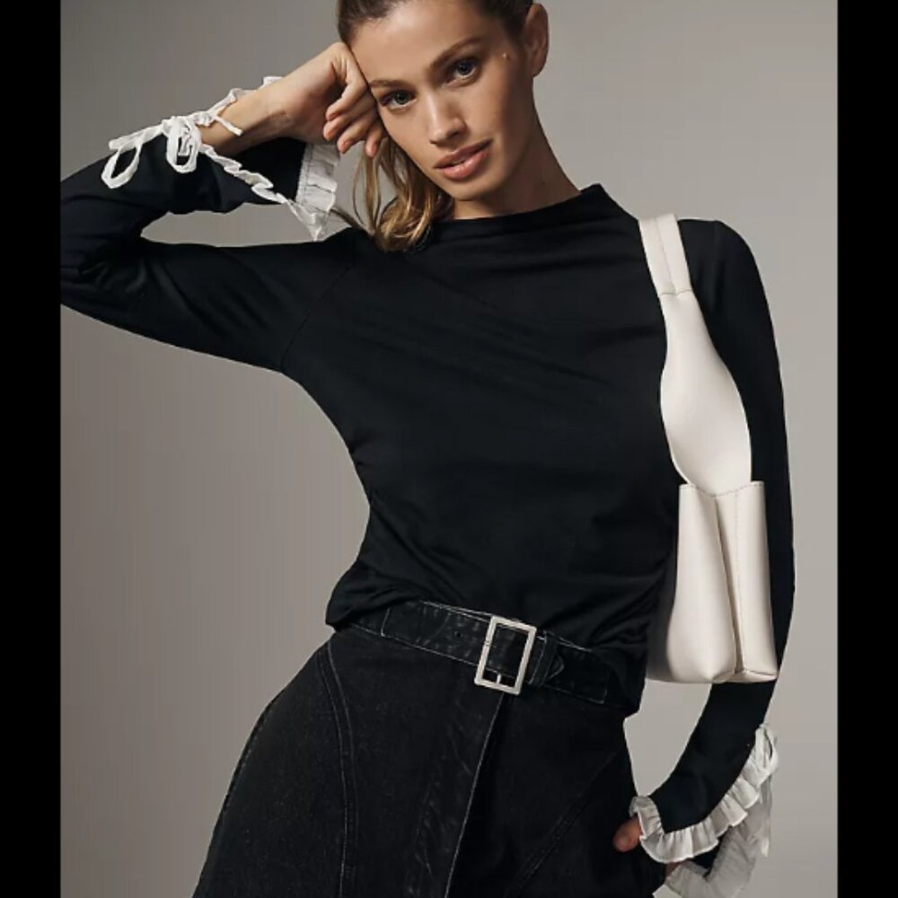 Brand New Maeve Ruffle-Sleeve Top